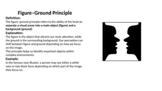 Figure Ground Example Image Psych Understanding Perceptual Laws of Organisation in Psychology | PPTX