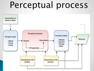 Perceptual process
 