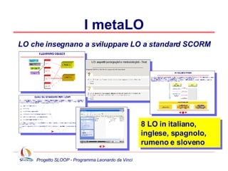 Il corso di formazione Progetto SLOOP - Programma Leonardo da Vinci 
