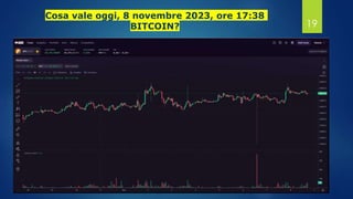 Cosa vale oggi, 8 novembre 2023, ore 17:38
BITCOIN? 19
 