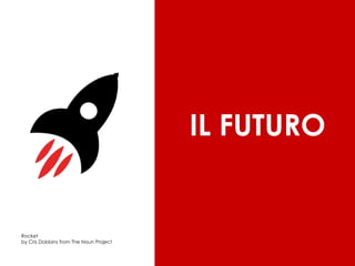 IL FUTURO

Rocket
by Cris Dobbins from The Noun Project

 