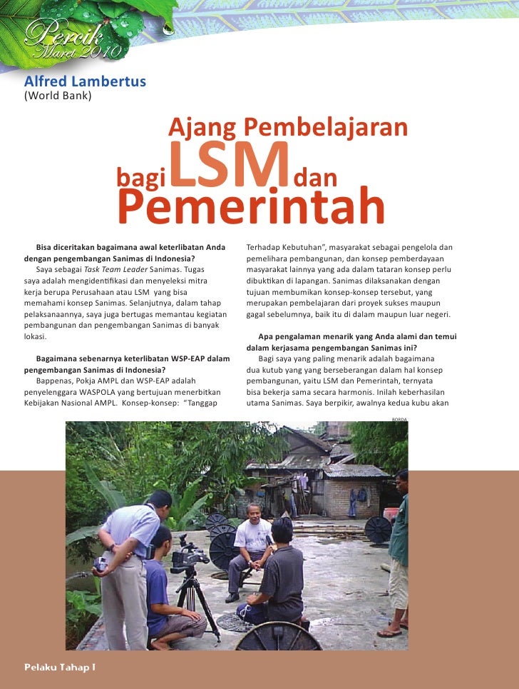 Tujuh Tahun Sanimas Media Informasi Air Minum Dan Penyehatan Lingkun