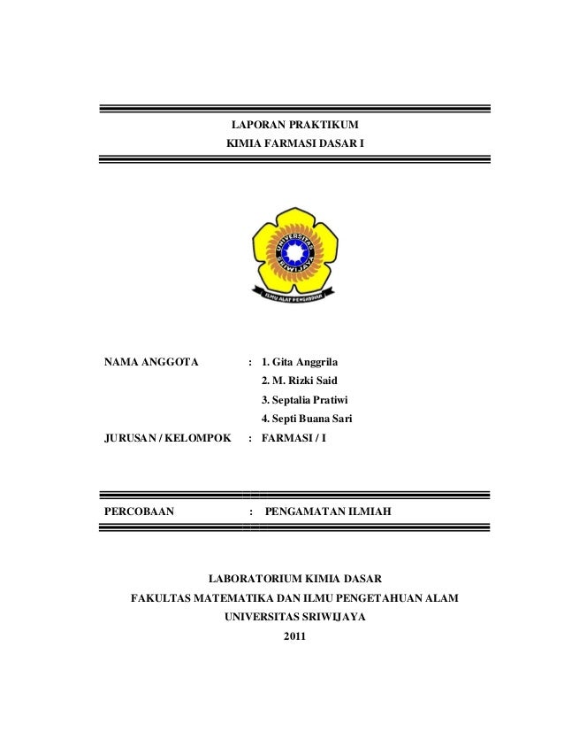 Percobaan 1 Pengamatan Ilmiah