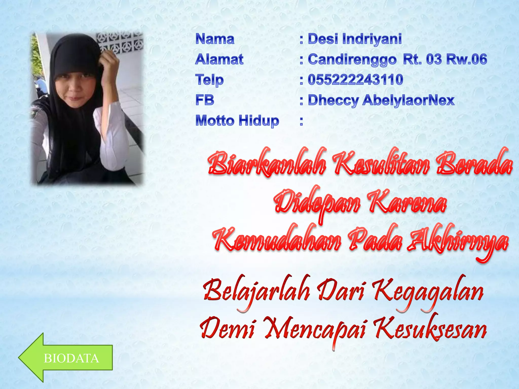 BIODATA 
 