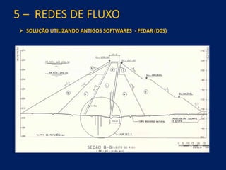 5 – REDES DE FLUXO
 SOLUÇÃO UTILIZANDO ANTIGOS SOFTWARES - FEDAR (D0S)
 
