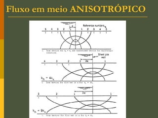 Fluxo em meio ANISOTRÓPICO
 