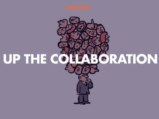 UP THE COLLABORATION
RESEARCH
 