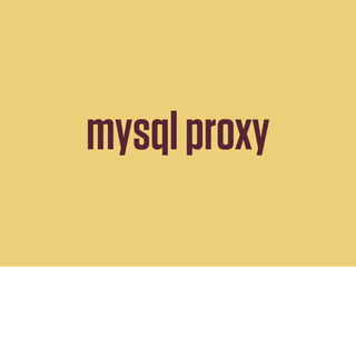 proxy hits all of the shards/index/tickets
http://www.oreillynet.com/pub/a/databases/2007/07/12/getting-started-with-mysql...