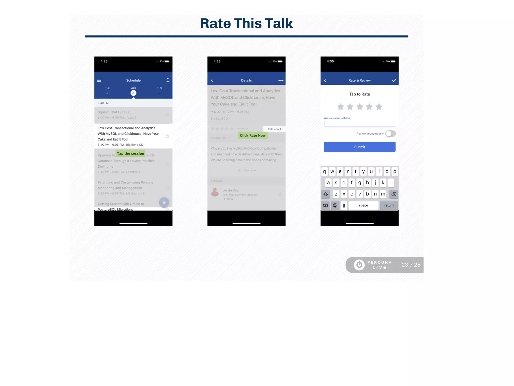 Rate This Talk
23 / 25
 