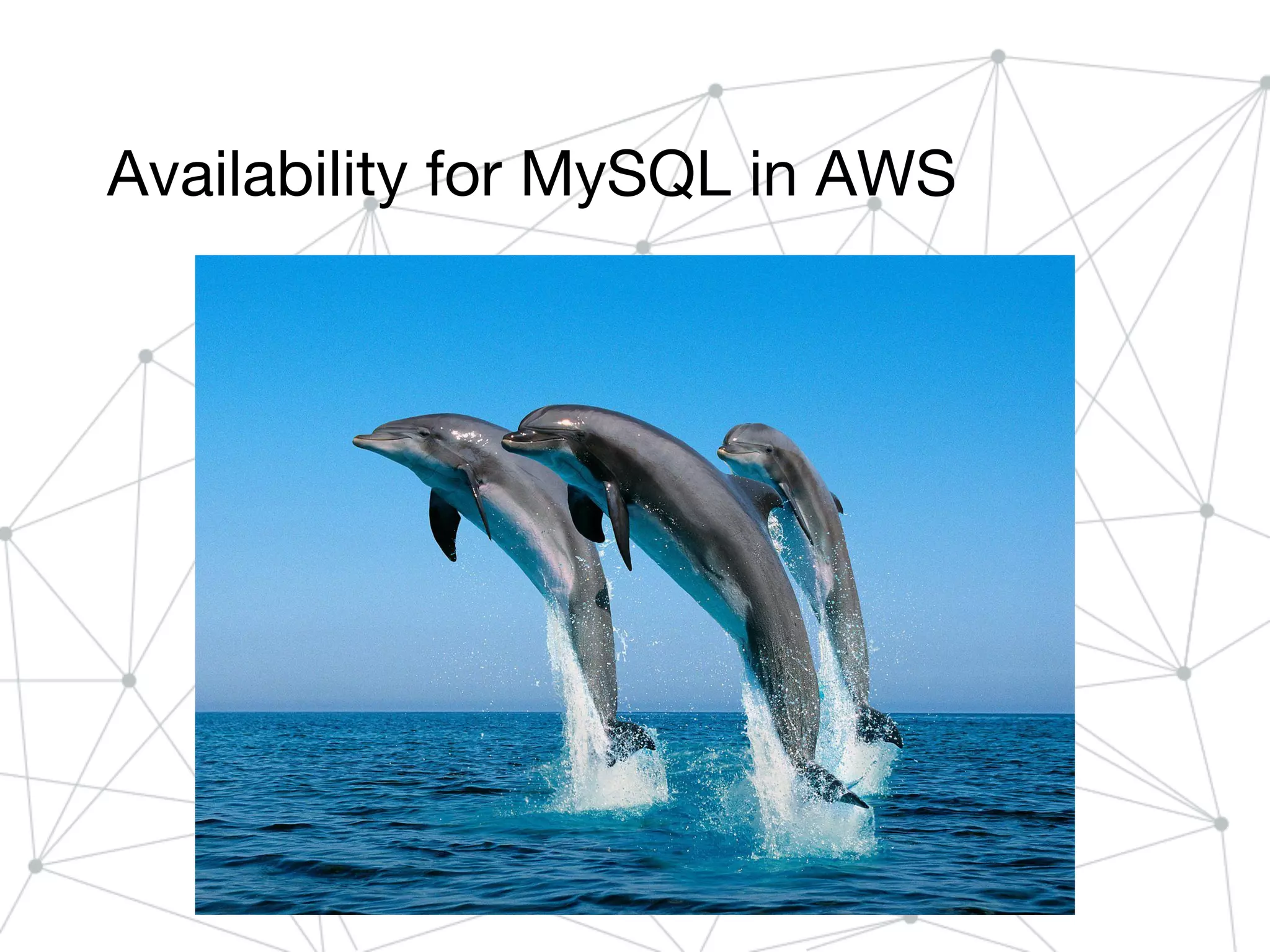 Availability for MySQL in AWS
 