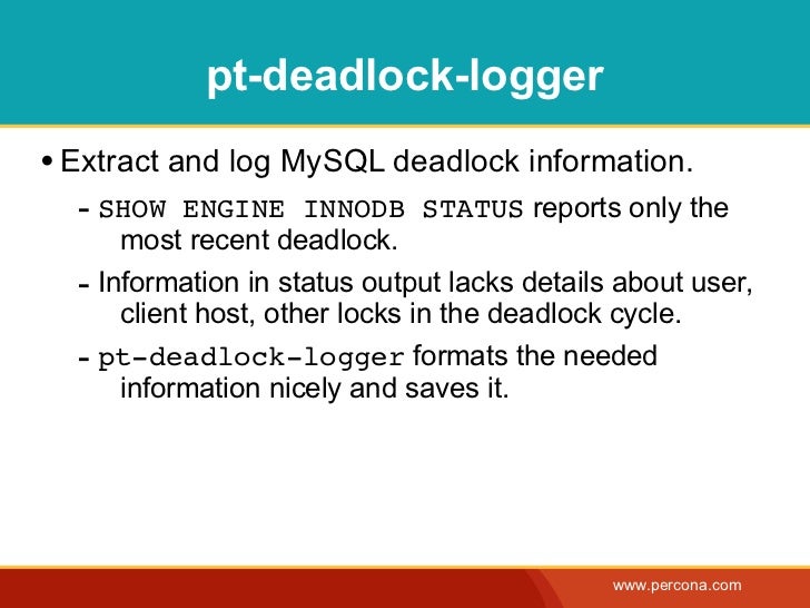 Pt deadlock logger