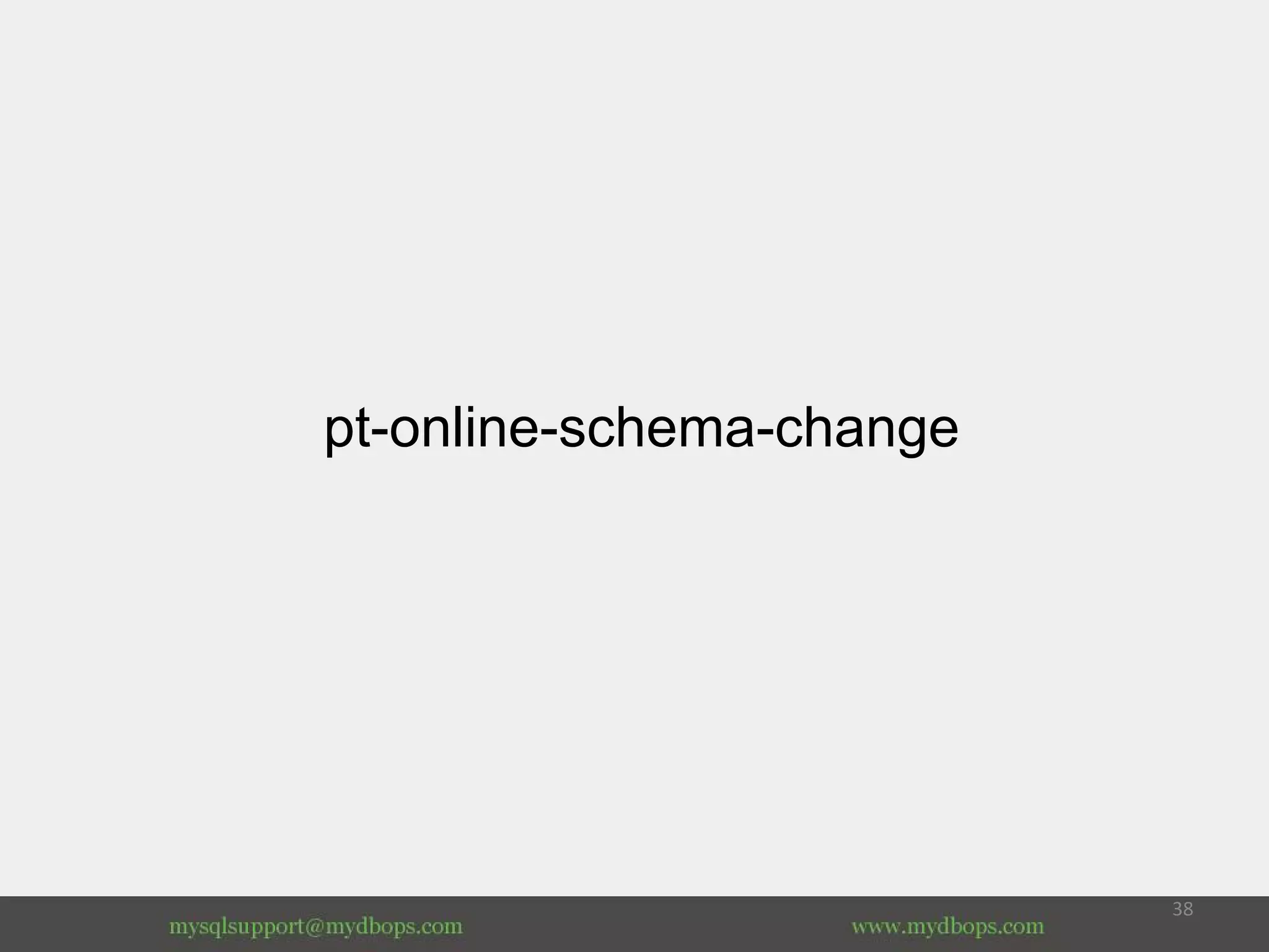 pt-online-schema-change
 