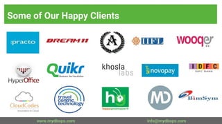 Some of Our Happy Clients
www.mydbops.com info@mydbops.com
 