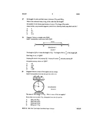 Percubaan bahasa tamil kertas 1