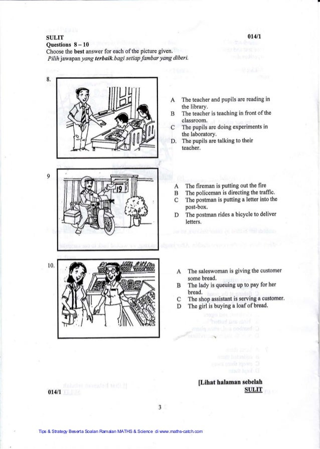 Percubaan upsr (melaka) bahasa inggeris upsr 2011+skema