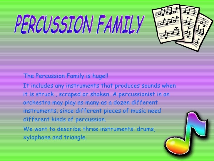 Percussion Family