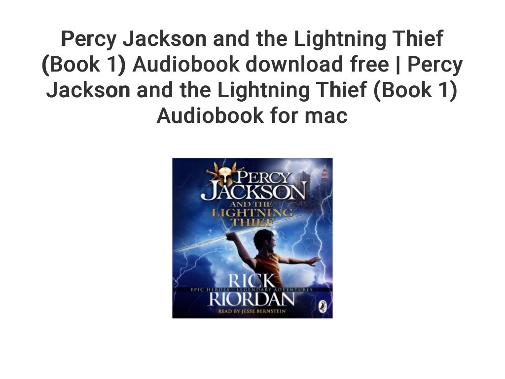 the lightning thief audio book