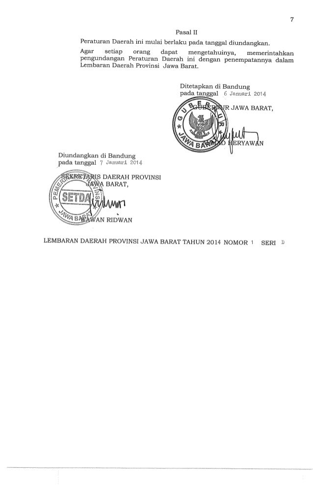 Struktur Organisasi Sekretariat Daerah Provinsi Jawa Barat