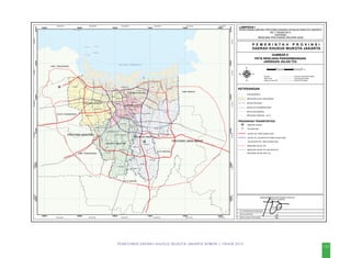 PERDA DKI Jakarta No. 1 Tahun 2012 Tentang Rencana Tata Ruang Wilayah Tahun 2030