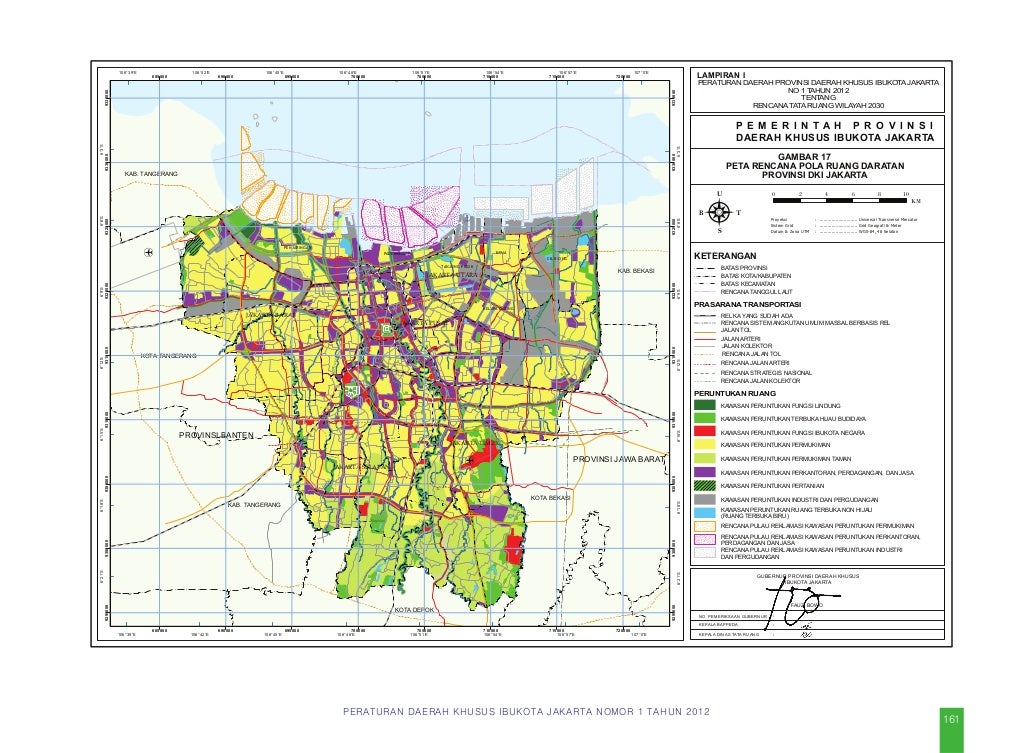 PERDA DKI Jakarta No. 1 Tahun 2012 Tentang Rencana Tata Ruang Wilayah…