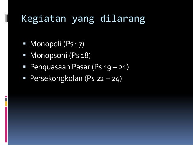 contoh dilarang perjanjian yang Tidak Practisess (Praktik Trade Sehat) Perdagangan Unfair contoh dilarang perjanjian yang Tidak Practisess (Praktik Trade Sehat) Perdagangan Unfair
