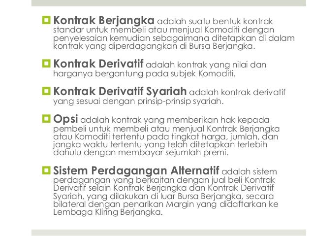 Asia kapitalindo komoditi berjangka
