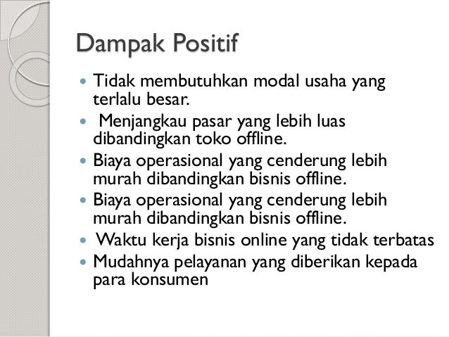 Bisnis perdagangan online