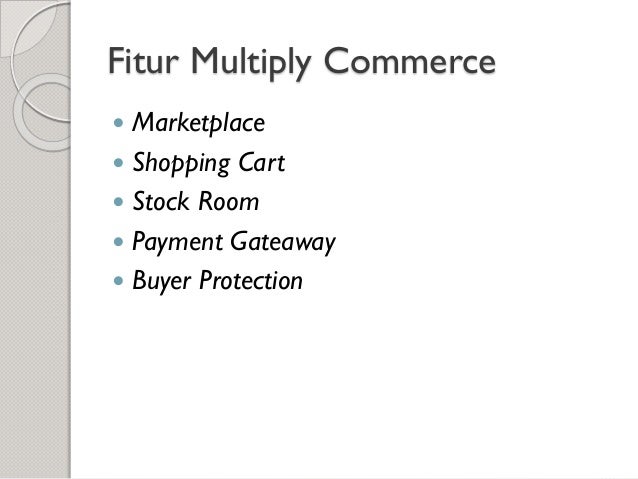 Fitur e-commerce sebagai sistem perdagangan elektronik