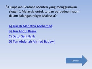 Perdana menteri malaysia