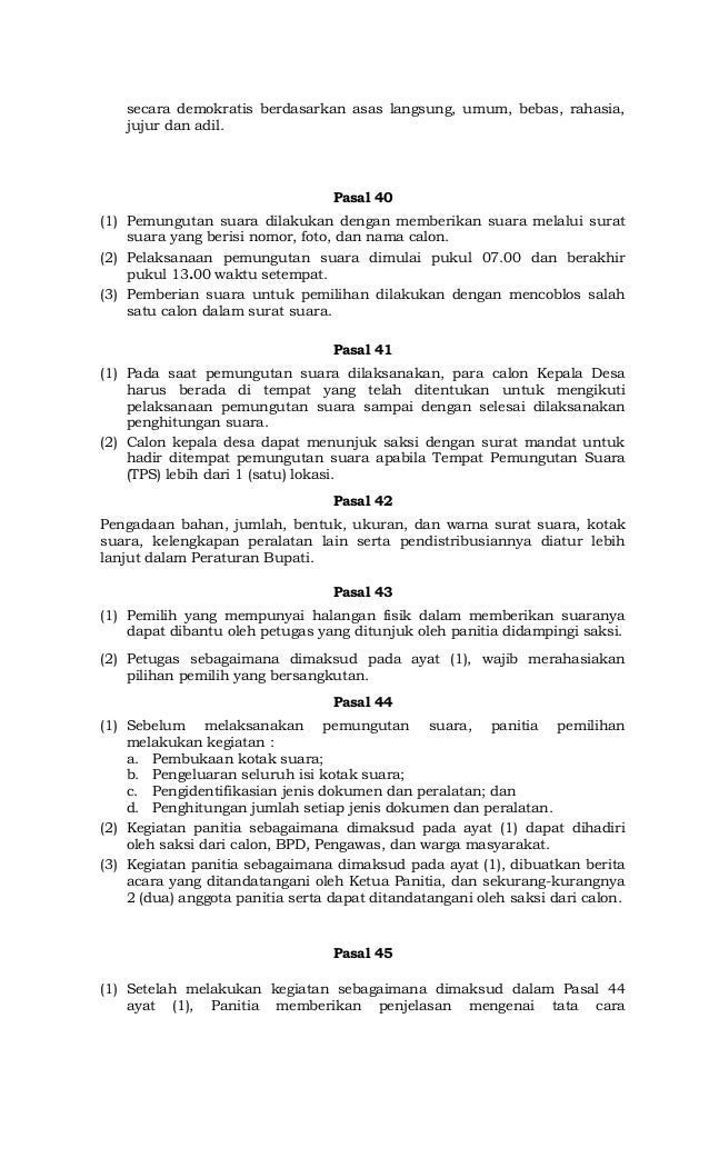 Contoh Surat Mandat Saksi Kepala Desa - Panduan Dan 