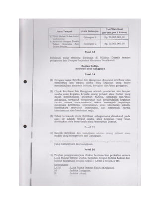 PERDA KAB.KUKAR NOMOR 19 TAHUN 2011 TENTANG RETRIBUSI PERIZINAN TERTENTU