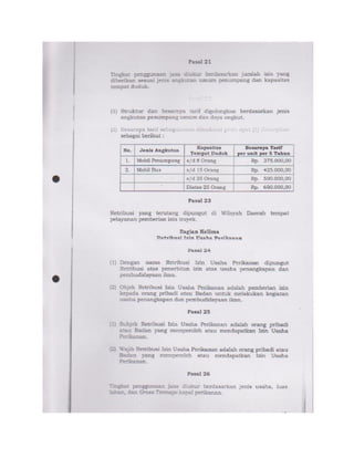 PERDA KAB.KUKAR NOMOR 19 TAHUN 2011 TENTANG RETRIBUSI PERIZINAN TERTENTU
