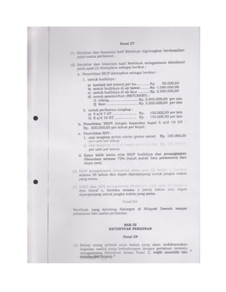 PERDA KAB.KUKAR NOMOR 19 TAHUN 2011 TENTANG RETRIBUSI PERIZINAN TERTENTU