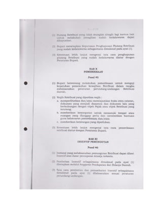 PERDA KAB.KUKAR NOMOR 19 TAHUN 2011 TENTANG RETRIBUSI PERIZINAN TERTENTU