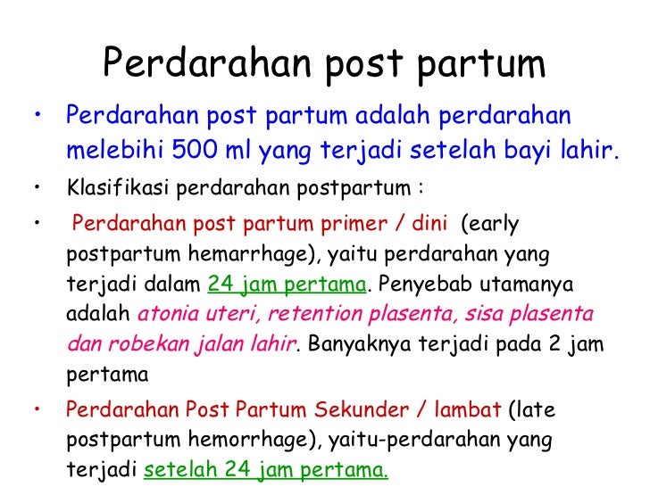 Kti Perdarahan Post Partum