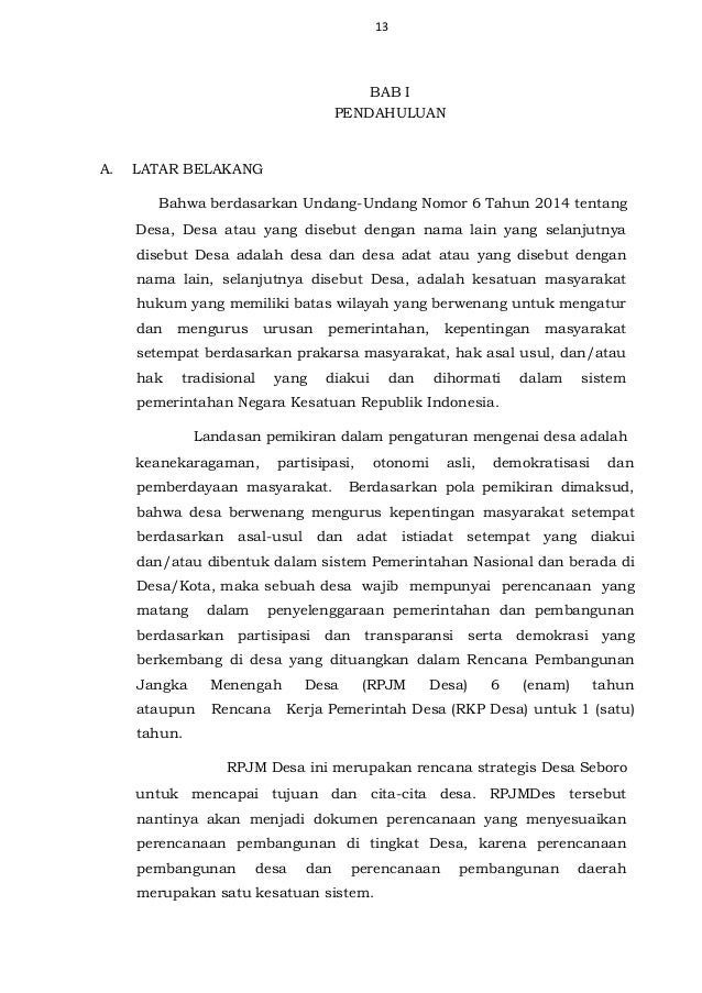 Perencanaan Pembangunan Desa Menyusun Rpjmdes Dan Apbdes Informasi Jadwal Diklat Dan Bimtek Terbaru Terlengkap Di Indonesia