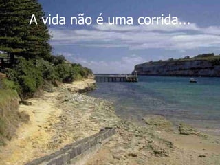 A vida não é uma corrida... 