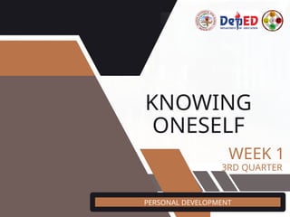 PERSONAL DEVELOPMENT QUARTER 3 WEEK 1 M1 | PPTX