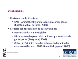 Logrando una balance entre las perdidas económicas en producción y nuestra reacción a la presencia de una enfermedad