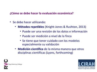 Logrando una balance entre las perdidas económicas en producción y nuestra reacción a la presencia de una enfermedad