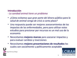 Logrando una balance entre las perdidas económicas en producción y nuestra reacción a la presencia de una enfermedad