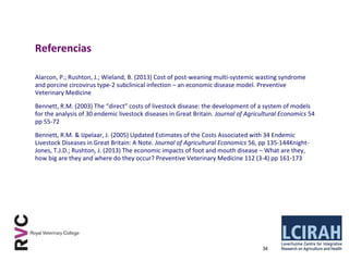Logrando una balance entre las perdidas económicas en producción y nuestra reacción a la presencia de una enfermedad