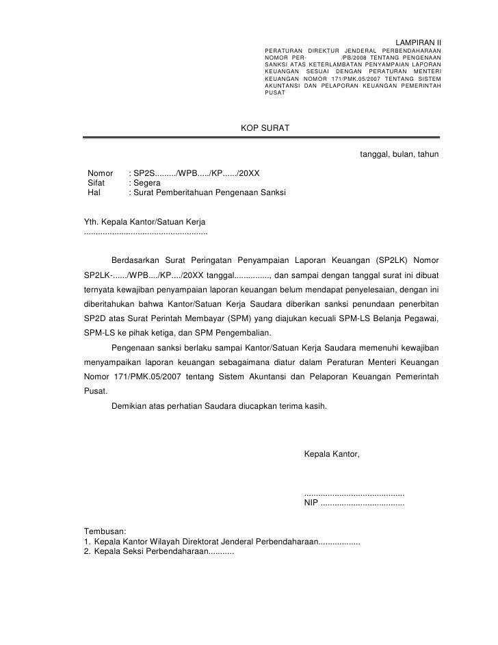 Perdirjen 19 2008 Tentang Pengenaan Sanksi Rekon