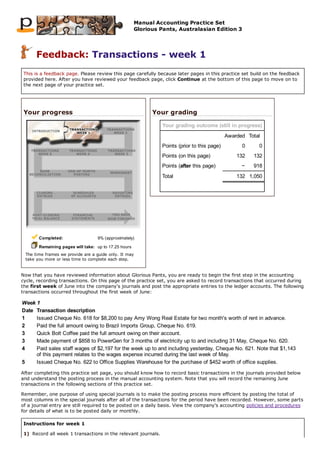 Perdisco practice set solution week 1 | PDF