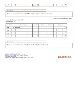 Perdisco practice set solution week 1 | PDF