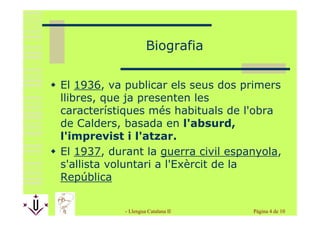 Pere Calders. Per Joan Nadal