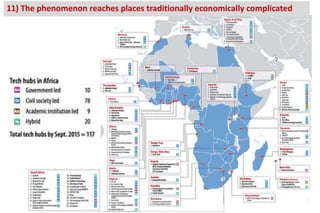 11) The phenomenon reaches places traditionally economically complicated
 