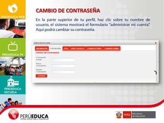 CAMBIO DE CONTRASEÑA

 