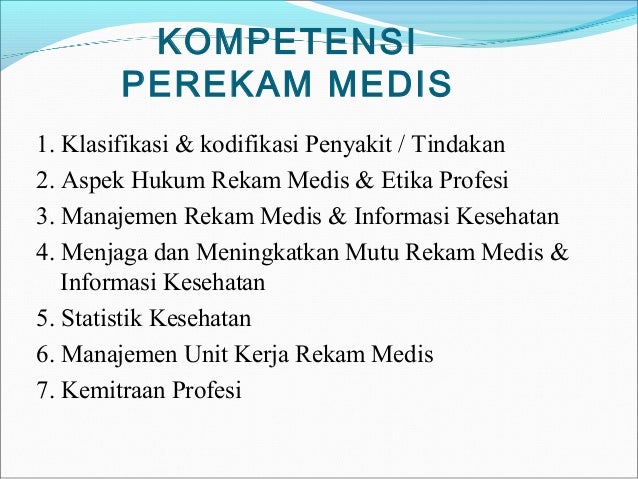 Perekam Medis Dan Informasi Kesehatan