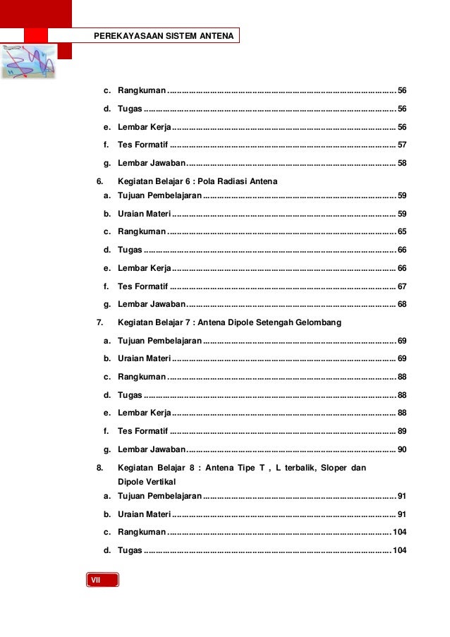 Perekayasaan Sistem Antena